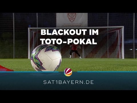 Aufregung beim Elfmeterschießen: Blackout im Toto-Pokal-Fußballspiel