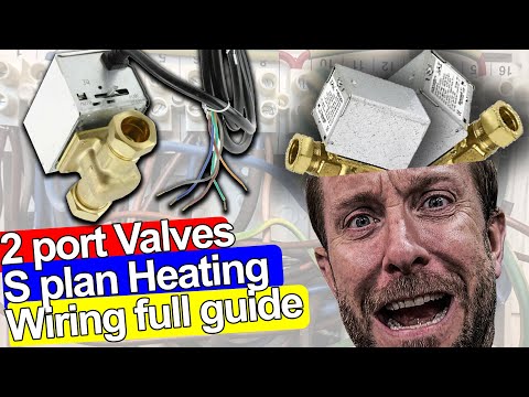 2 PORT VALVES CENTRAL HEATING WIRING