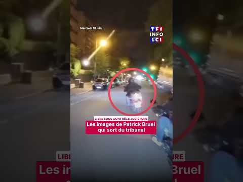 🔴 Les images de Patrick Bruel qui sort du tribunal de Nanterre libre sous contrôle judiciaire