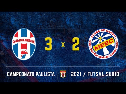 Guarulhense  3 x 2 MESC/SBC - Campeonato Paulista FPFS 2021 sub10 - 21/08/2021