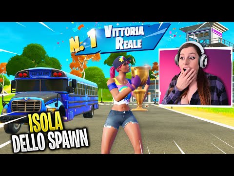 1st in Europe to WIN on Fortnite SPAWN ISLAND??? *impossible feat*
