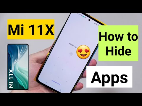 Mi 11x how to hide apps step by step tutorial
