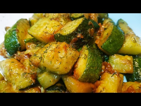 Calabacín salteado / en 5 min , un plato exquisito