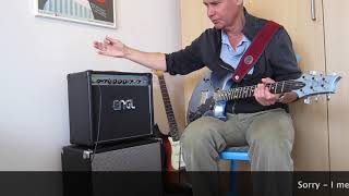 Video thumbnail for Engl Rockmaster 20 low bedroom volume. PRS and stratocaster. by Bosse Ignell