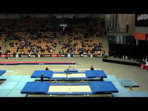 RABTSAU Aleh (BLR) - 2015 Trampoline Worlds - Qualification TR Routine 2