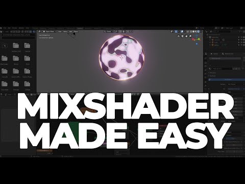BLENDER MIXSHADER EXPLAINED & MADE EASY