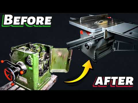 Restoring a 1964 German Death Machine (Cast Iron Table Saw)