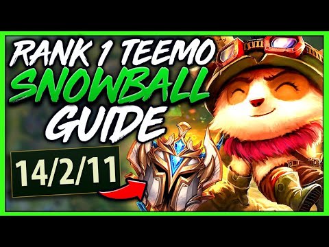 #1 TEEMO WORLD HOW TO GET FED EVERY GAME - League of Legends