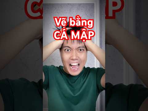 Draw Sammy with shark super difficult challenge