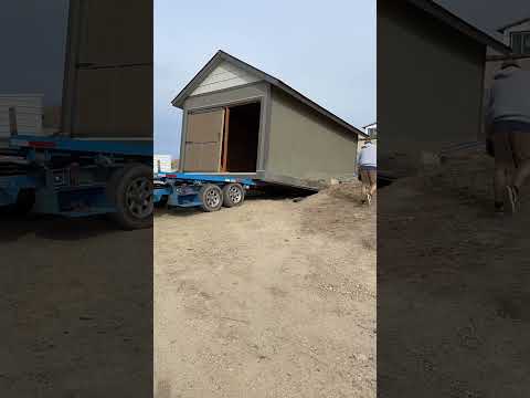 Moving a 12x20 Shed Up A Steep Hill