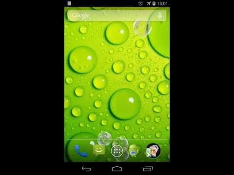 Water drops Live Wallpaper Video