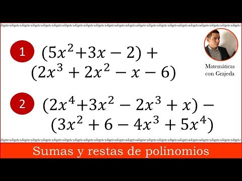 Addition and subtraction of polynomials. Easy to understand