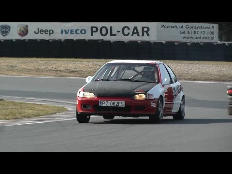 Bartosz Dzięcielski, Honda Civic - II SuperOES Tor Poznań - 04.03.2017