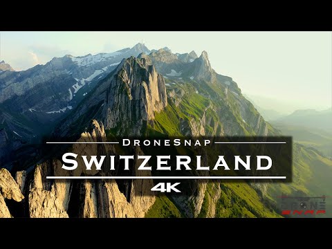 Switzerland 🇨🇭 - by drone [4K]
