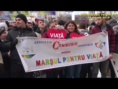 Targoviste Marsul pentru viata 24 martie 2018