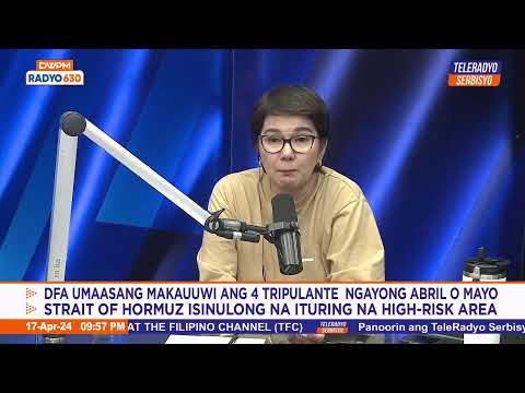 Radyo 630 – Teleradyo Serbisyo Official Livestream (April 17, 2024) Evening Show