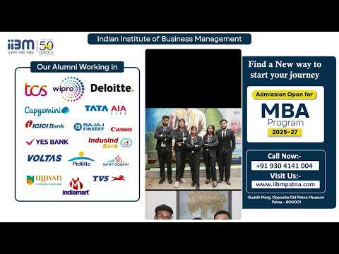 Looking to Shape Your Future in Business Leadership? Join IIBM Patna. MBA Admission Open !