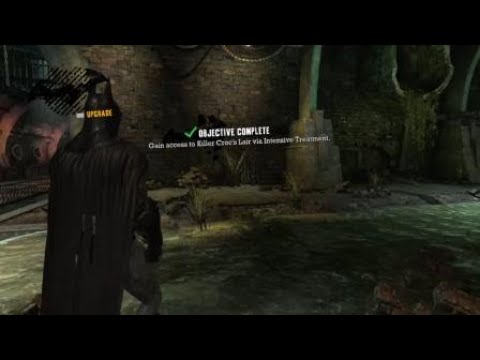 Batman Arkham Asylum Killer Croc attacks Scarecrow