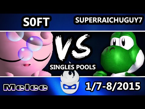 Paragon 2015 - SS | S0ft (Jigglypuff) Vs. SuperRaichuGuy7 (Yoshi) SSBM Singles Pools - Melee