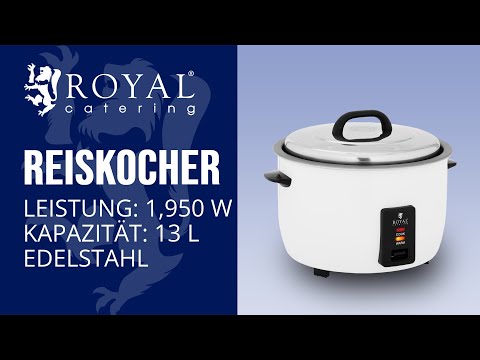 Video - Reiskocher - 13 L - 1.950 W