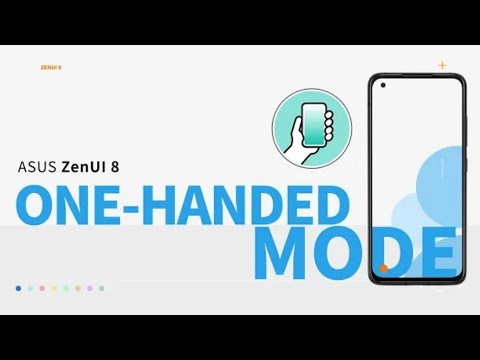 Asus zenUI 8| How to yous one-handed mode | @ASUS