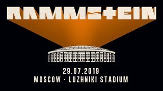 RAMMSTEIN live Luzhniki stadium  Moscow  Russia  29 07 2019