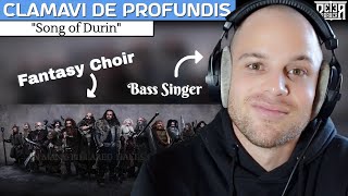 My First Time Hearing Clamavi de Profundis! Bass Singer Reaction (&amp; ANALYSIS) | &quot;Song of Durin&quot;