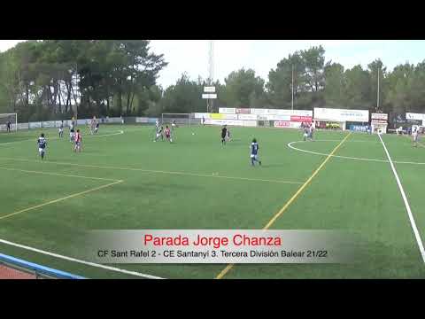 Parada Jorge Chanza. CF Sant Rafel 2 - CE Santanyí /ATB 3. Tercera División Balear 21/22