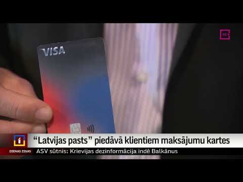 “Latvijas pasts” piedāvā klientiem maksājumu kartes