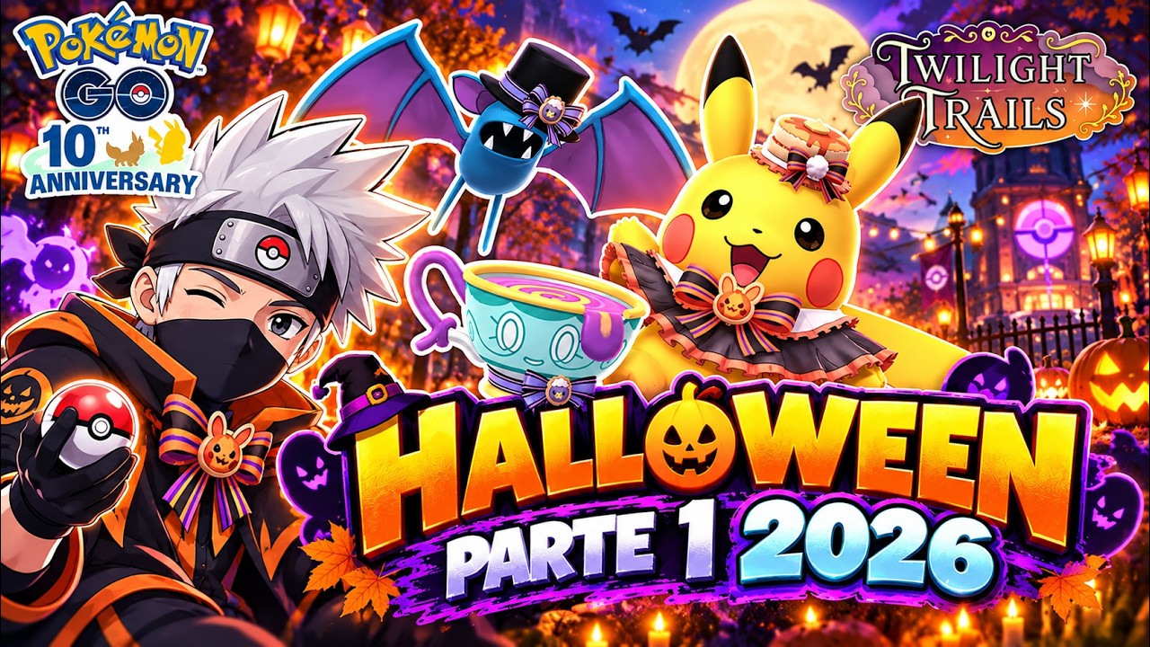 🎃 ¡COMIENZA HALLOWEEN 2026! 👻 NUEVOS POKÉMON DISFRAZADOS ✨ | Pokémon GO EN VIVO