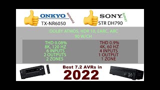 Sony STR DH 790 Unboxing & setup in 2022. vs Onkyo TX NR 6050 | Best 7.2 AV Receivers of 2022