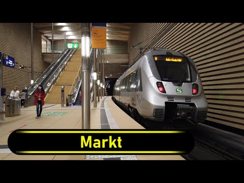 S-Bahn Station Markt - Leipzig 🇩🇪 - Walkthrough 🚶