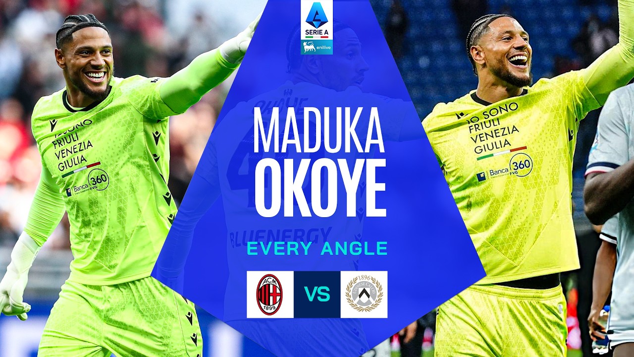 Maduka Okoye's Insane Save | Every Angle | Serie A 2025/26
