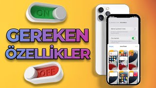 iOS 15 Değiştirmeniz Gereken Ayarlar !