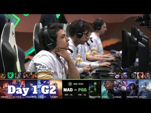 MAD vs PGG - Day 1 LoL MSI 2021 Rumble Stage | Mad Lions vs Pentanet.GG full game