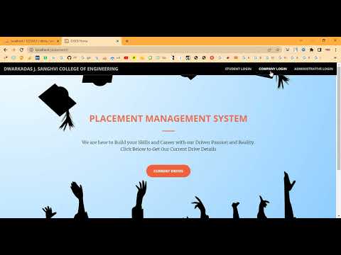 Campus Recruitment System in PHP Application Projects