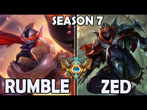 Afreeca Marin plays RUMBLE vs A Korean Master ZED Ranked Season 7