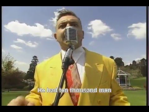 The Grand Old Duke Of York [by King Pleasure & the Biscuit Boys] (with Lyrics)