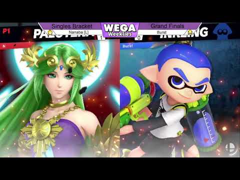 TFT2019 - Grand Finals - Nanaba [L] (Peach, Palutena) vs Burst (Inkling)