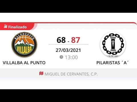 Junior masc B VILLALBA AL PUNTO - PILARISTAS