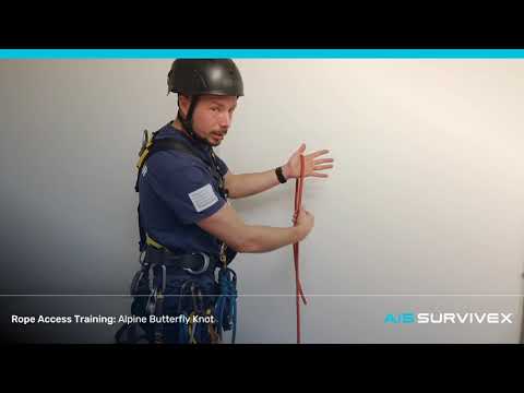 Rope Access Training: How To Tie an Alpine Butterfly Knot