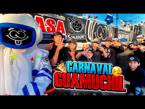 SURPRISE AND FUN AT THE GUAMUCHIL CARNIVAL WITH DREAMERS 🎉🕺🏻🧑‍🚀 / Grillo La Duda