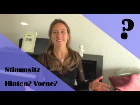 Vocal placement - back or front.