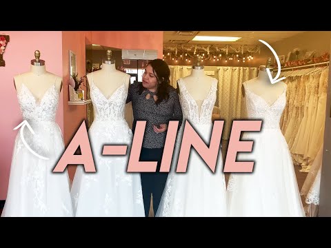 Checking Out A-Line Style Wedding Dresses