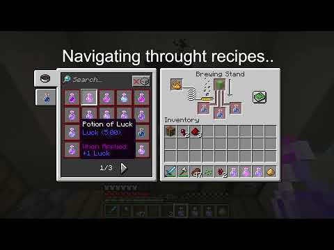RosilloGames - Brewing Stand Recipe Book - Test Gameplay