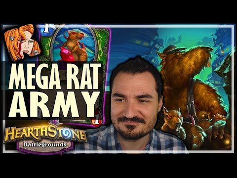 THE GIGANTIC RAT ARMY! - Hearthstone Battlegrounds