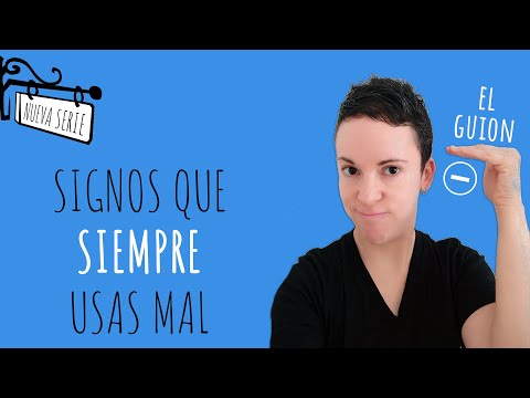 Signos que siempre usas mal: el guion