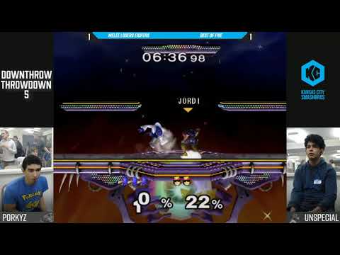 DTTD #5 SSBM - Porkyz (C. Falcon) Vs. Unspecial (Falco) - Losers Eighths