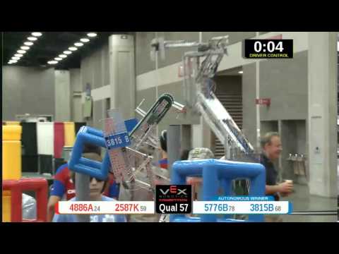 2015 VRC Math Q57 - 4886A 2587K vs 5776B 3815B - 53 to 38 - VEX Worlds 2015 - Math Division