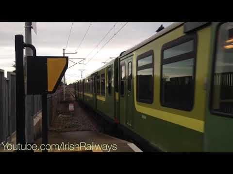 Irish Rail Dart EMU 8100 Departs Sutton For Howth